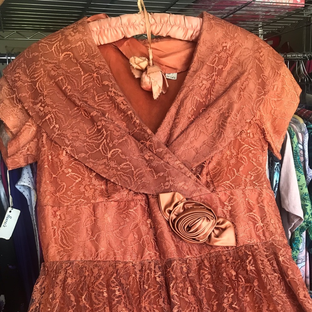 Vintage lace dress w/ original tags from Hertels